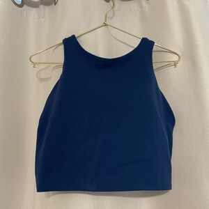 Athleta Conscious Crop Tank in Royal Blue Size Small
